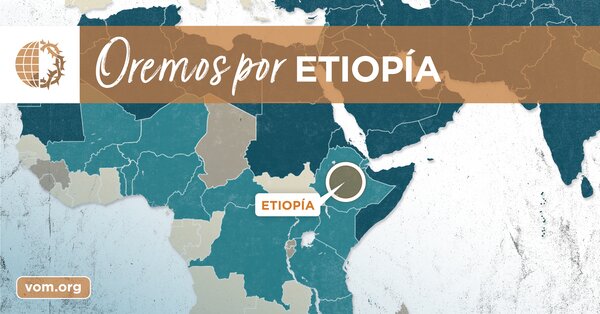 Map of Etiopía's location