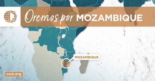 Map of Mozambique's location