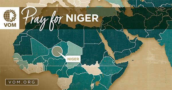 Map of Niger's location